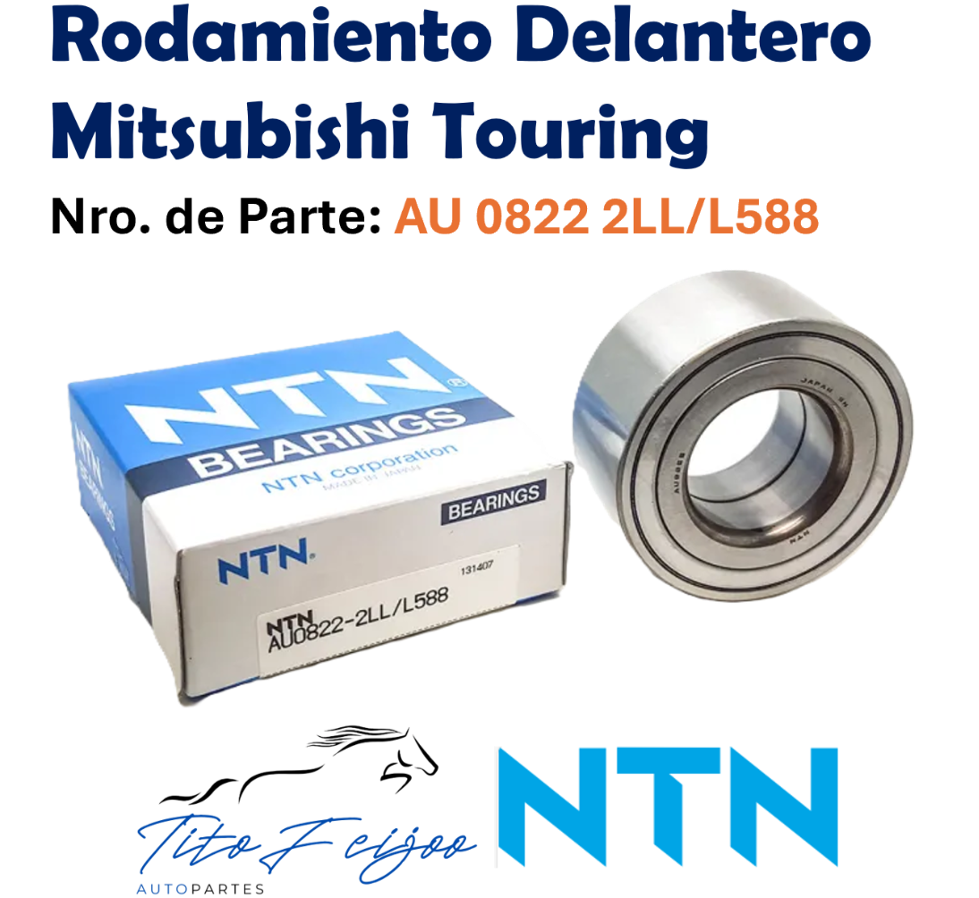 Rodamiento Delantero Mitsubishi Touring | AU0822-2LL/L588